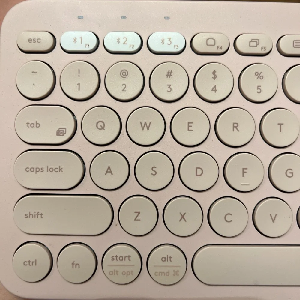 Logitech White Wireless Keyboard